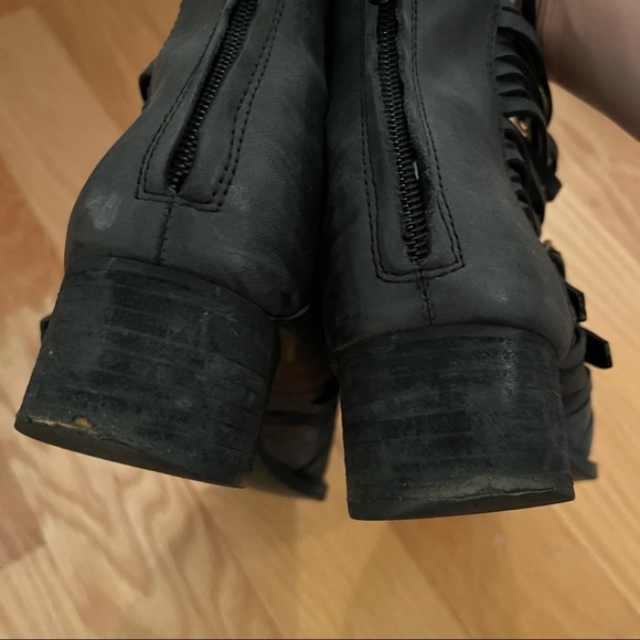 Jeffrey Campbell Black Isley Ankle Boot - Picture 6 of 9